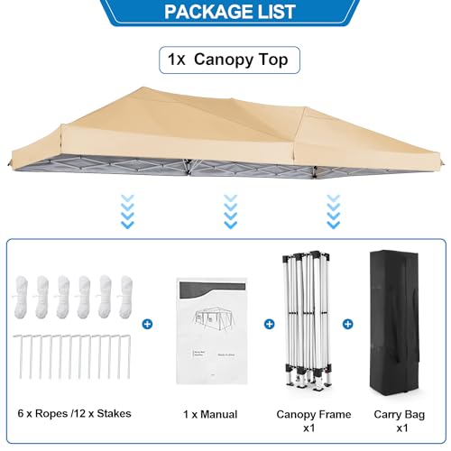 COBIZI 10x10 Pop up Canopy Tent Protable Canopy Tent with 4 Sidewalls Waterproof Commercial Instant Shelter for Parties, Wedding