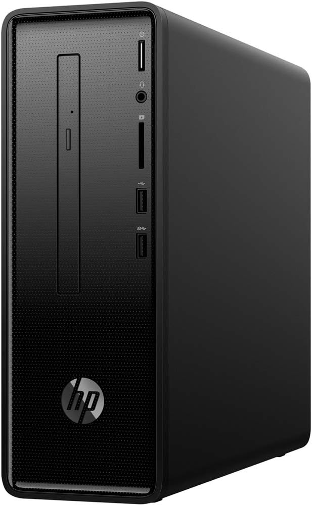 HP Slimline 290-a0046 AMD A9-9425 X2 3.1GHz 8GB 1TB Win10, Black (Renewed)