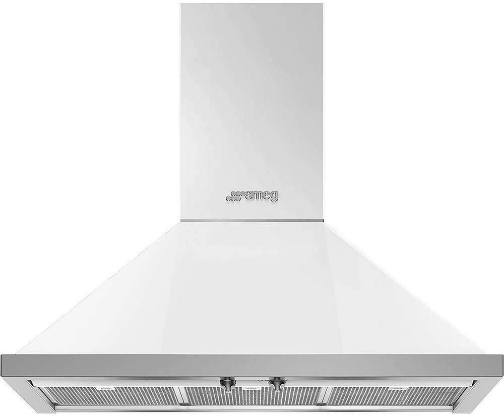 Smeg Portofino KPF36UWH 36" Chimney Hood, White