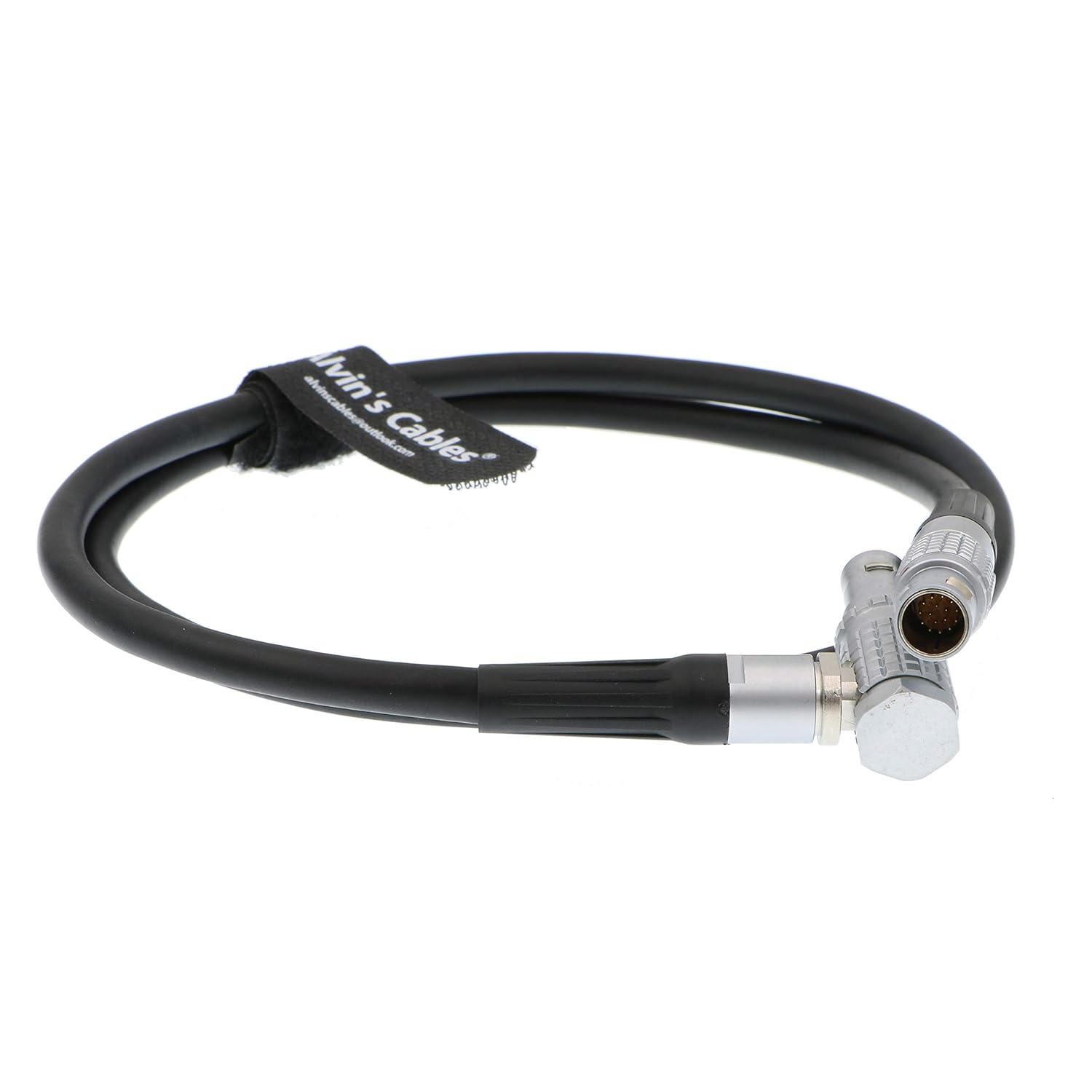 Alvin's Cables 16 Pin Super Flexible Thin LCD EVF Cable for Red Epic Right Angle to Straight