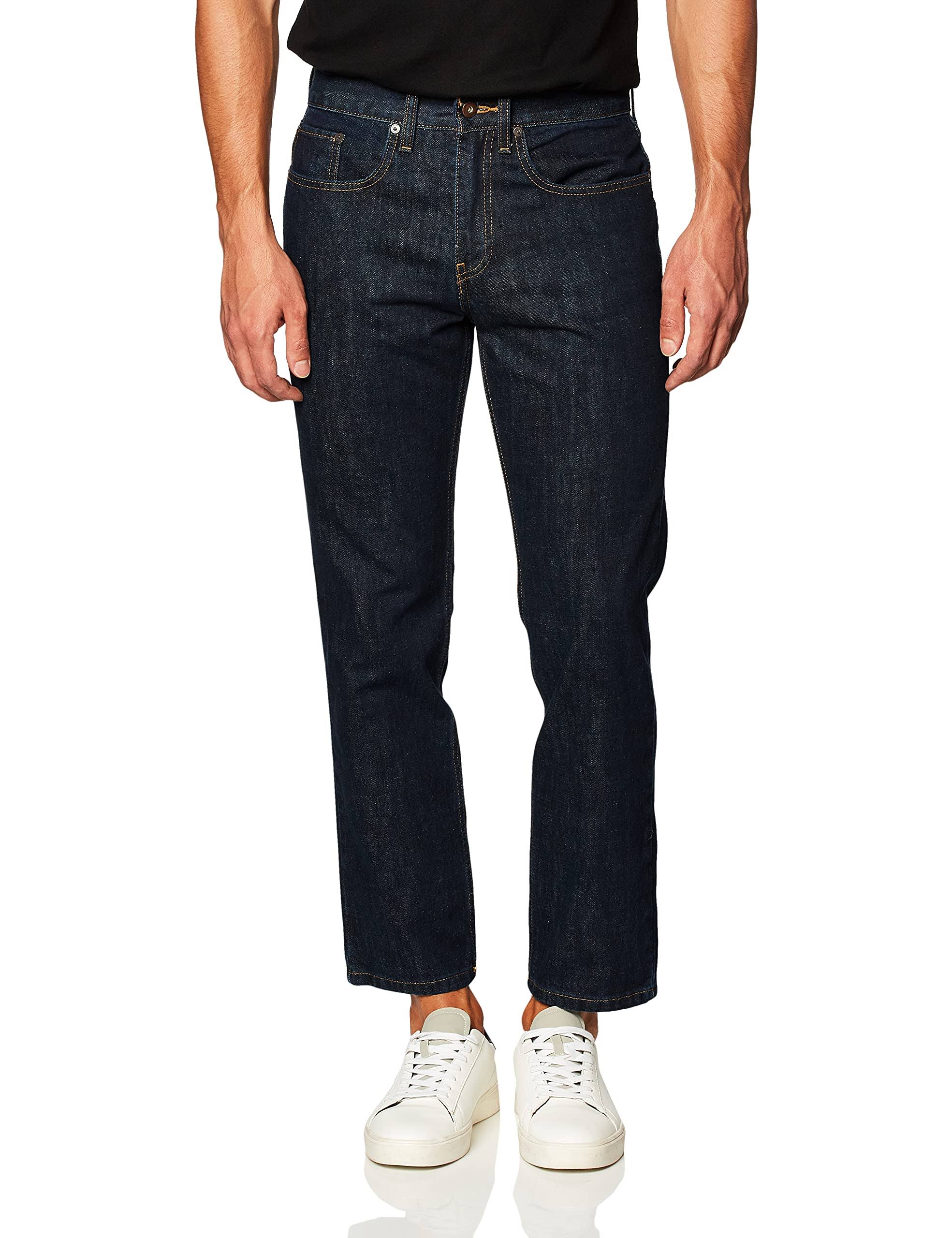 Nautica Men&s Straight Dark-Rinse Jean, Size: 32, Marine Rinse