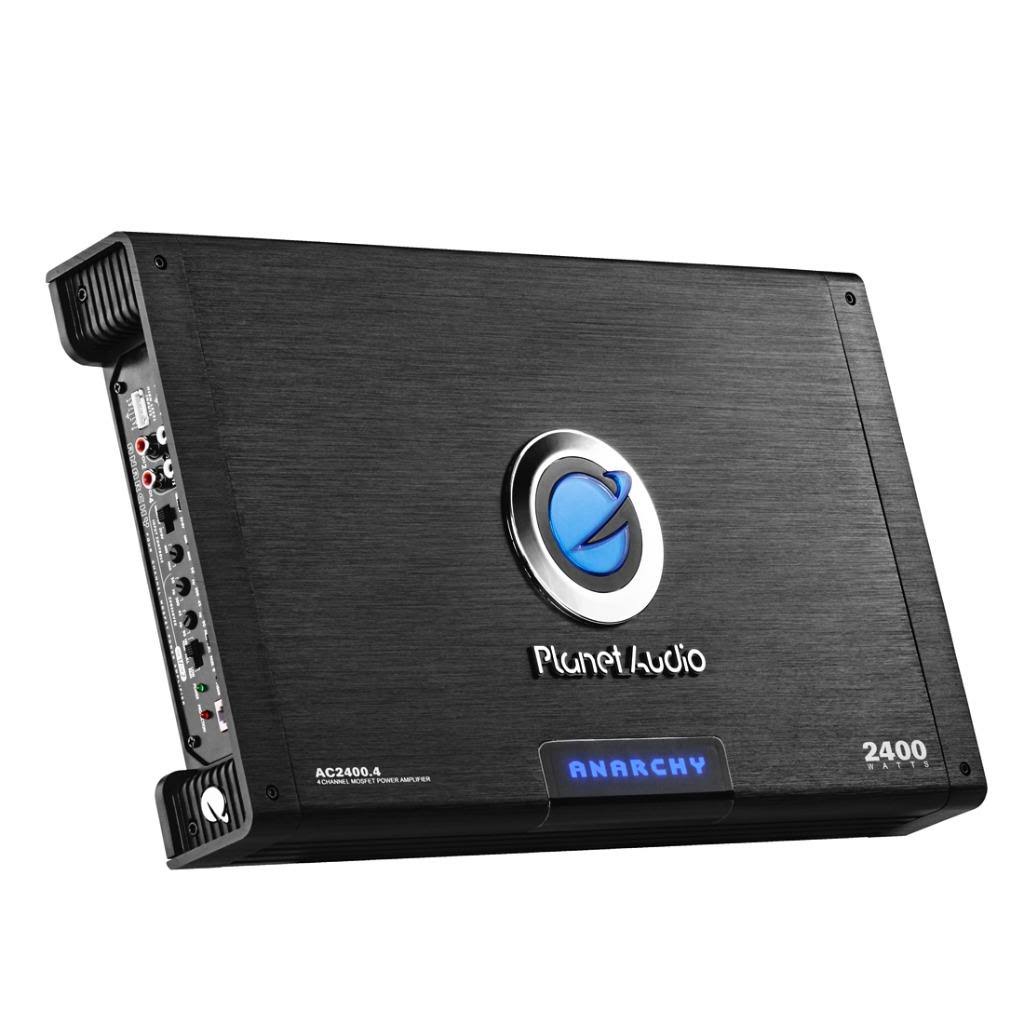 Planet Audio Anarchy AC2400.4 Class AB 4-Channel Car Amplifier - 2400W
