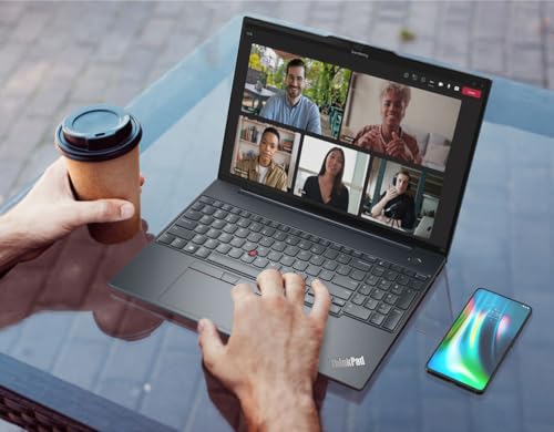 Lenovo ThinkPad E16 Business Laptop (16" FHD+ Display, AMD Ryzen 7 7730U (> Intel i7-1255U), 16GB RAM, 512GB SSD) Fingerprint, Backlit, FHD Webcam