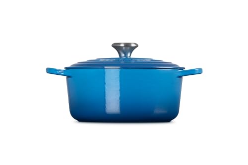 Le Creuset Enameled Cast Iron Signature Round Dutch Oven, 5.5 qt., Cerise