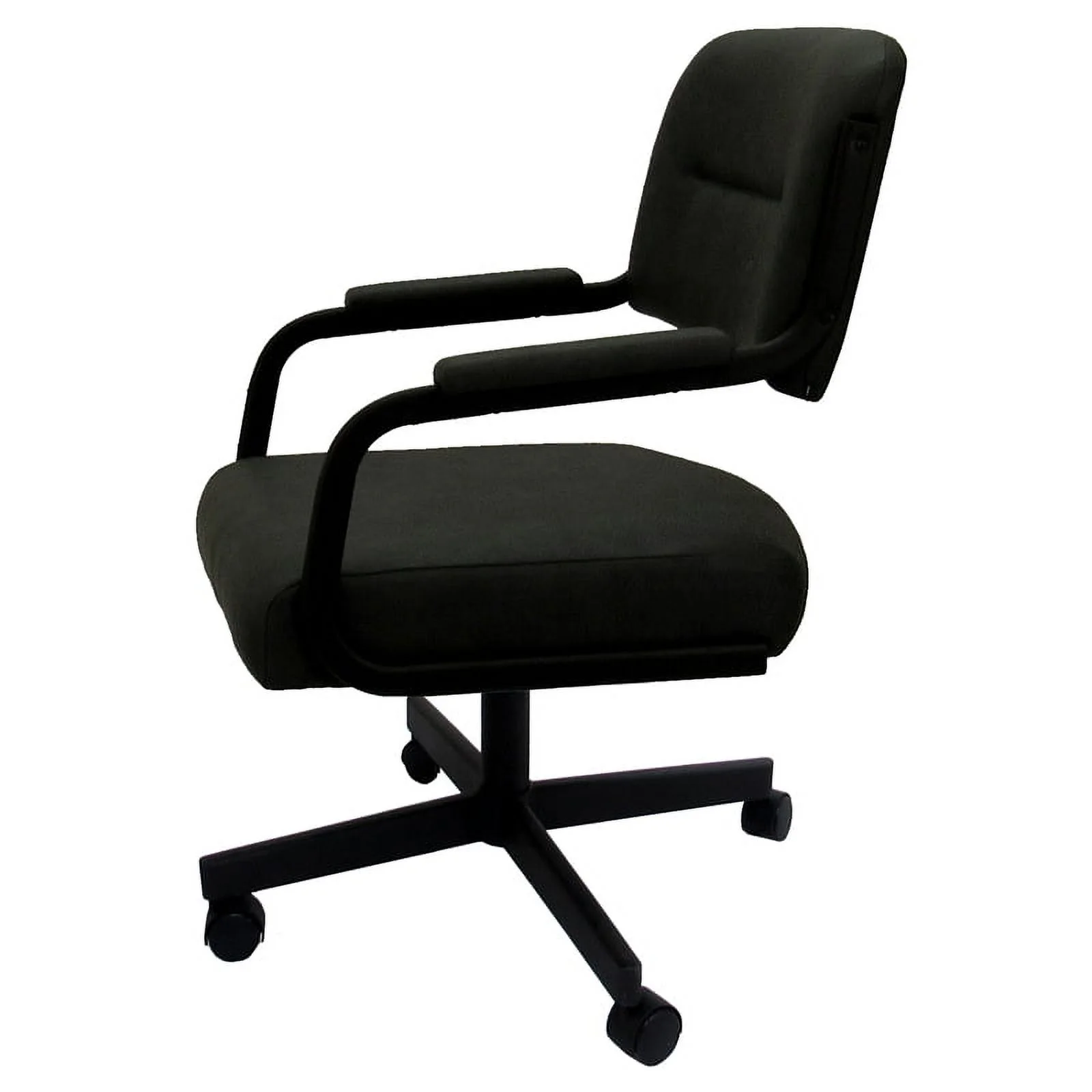 4 - Swivel Metal Caster Dining Chairs - M-110 Style