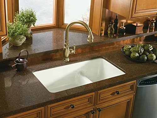 Kohler K-6625-0 Iron/Tones Kitchen Sink White