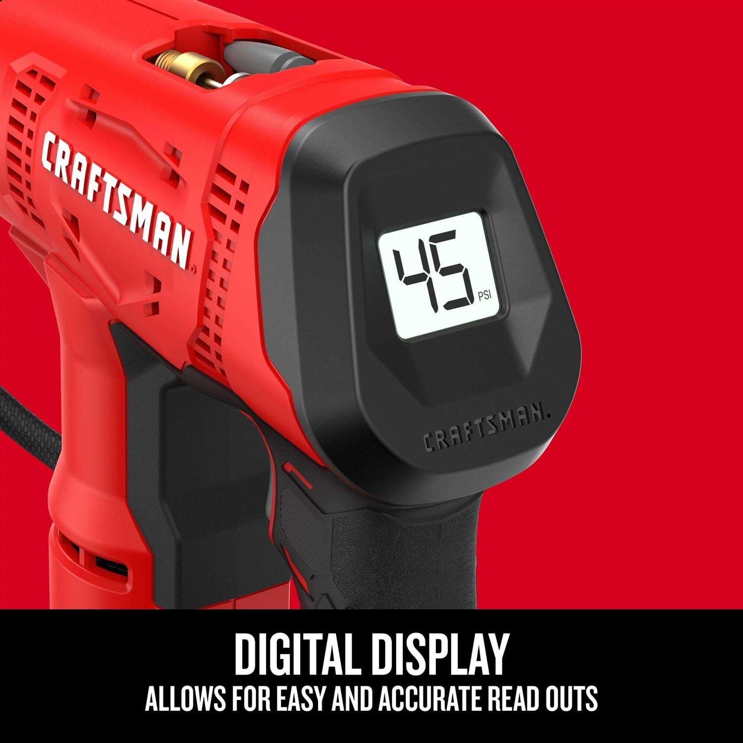 Craftsman V20 Cordless Inflator for Tires and Balls - Sports Supplies Online Store