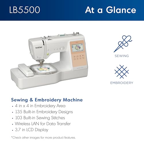 Brother LB5500 Combo Sewing & Embroidery Machine