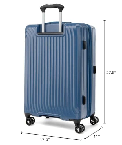 Travelpro Maxlite Air Hardside Expandable Carry on Luggage, 8 Spinner Wheels, Lightweight Hard Shell Polycarbonate Suitcase, Shadow Grey