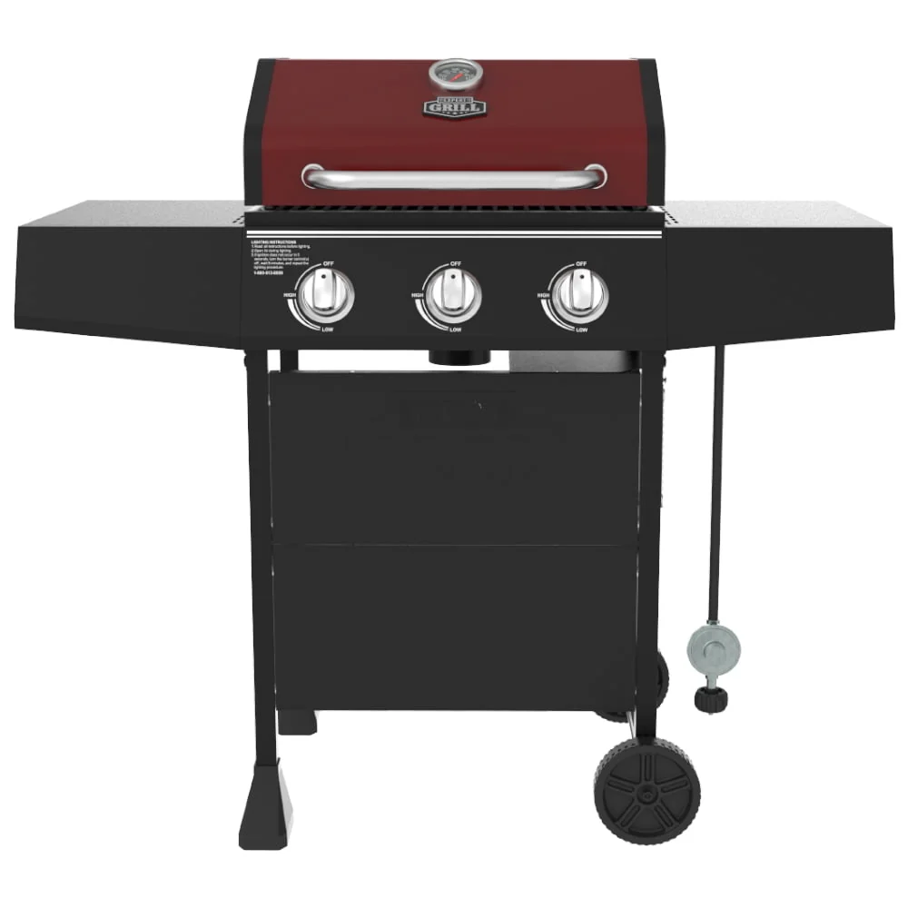 Expert Grill 3 Burner Propane Gas Grill in Black