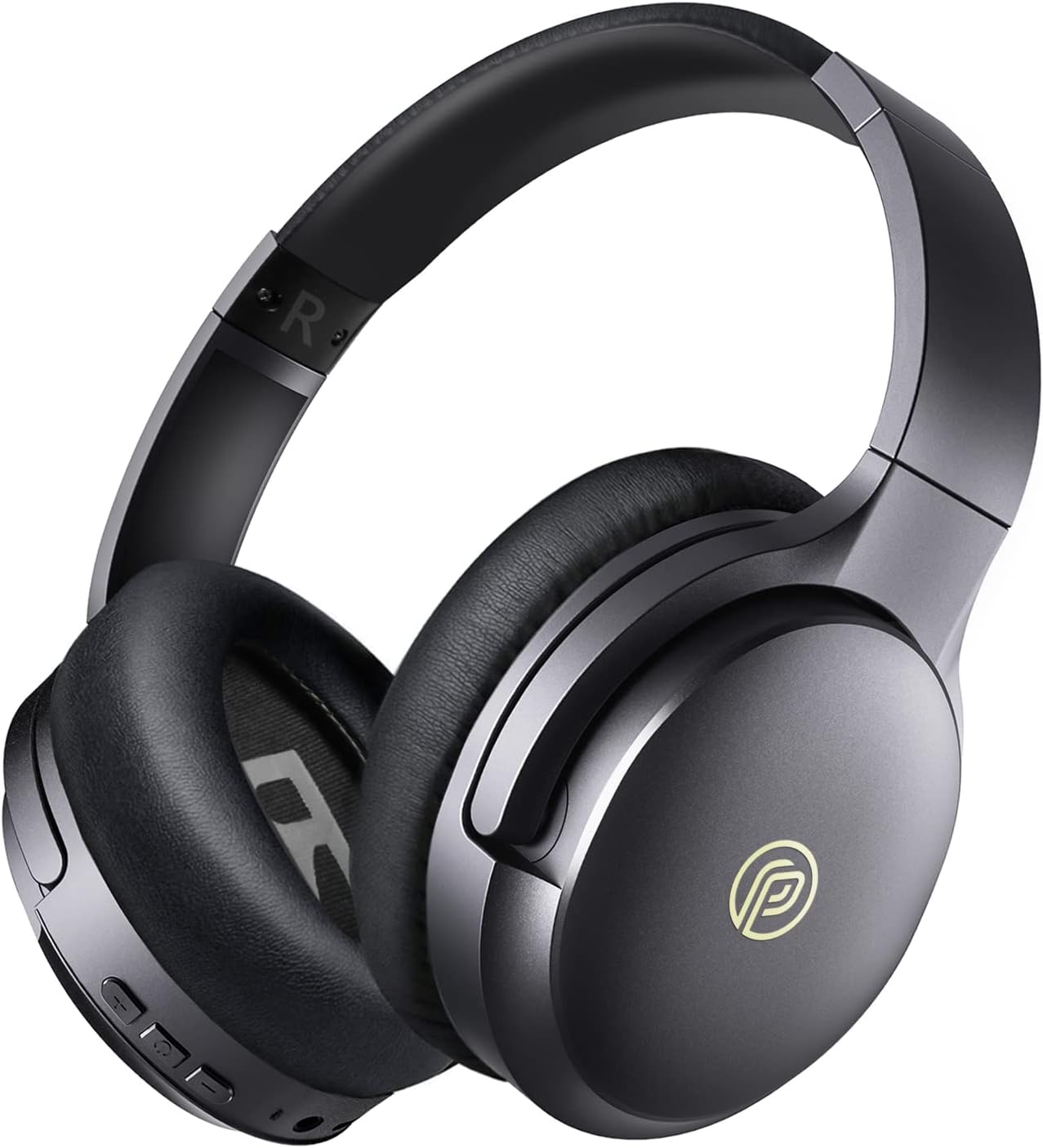Noise Cancelling Headphones, Bluetooth Headphones with Microphone 50H Playtime Wireless Over-ear Headphones, CVC 8.0