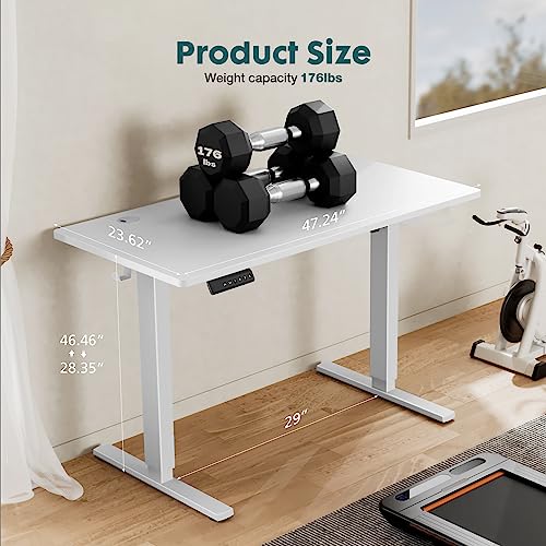 Standing Desk, Adjustable Height Electric Sit Stand Up Down Computer Table