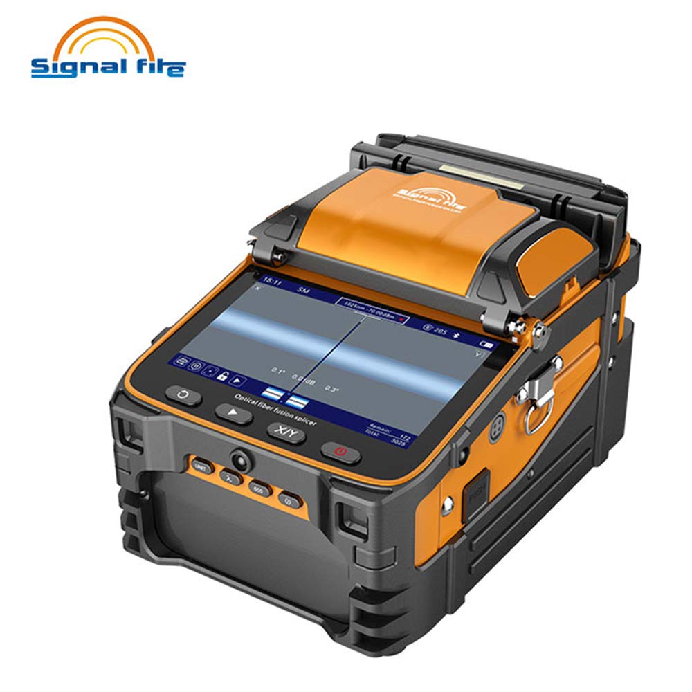 Signal Fire Ai-9 Optical Fiber Fusion Splicer with 5 Seconds Splicing Time Melting 15 Seconds Heating Fusion Splicer Machine Optical Fiber Cleaver