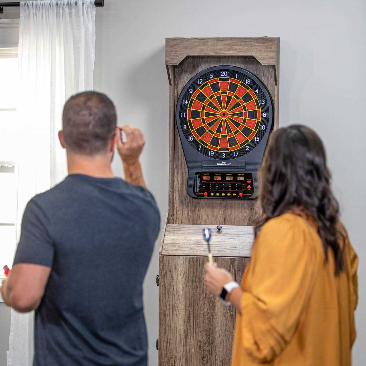 Arachnid LED Light Up Arcade Stand Up Rustic Cabinet with Cricket Pro 650 - Sports Supplies Online Store