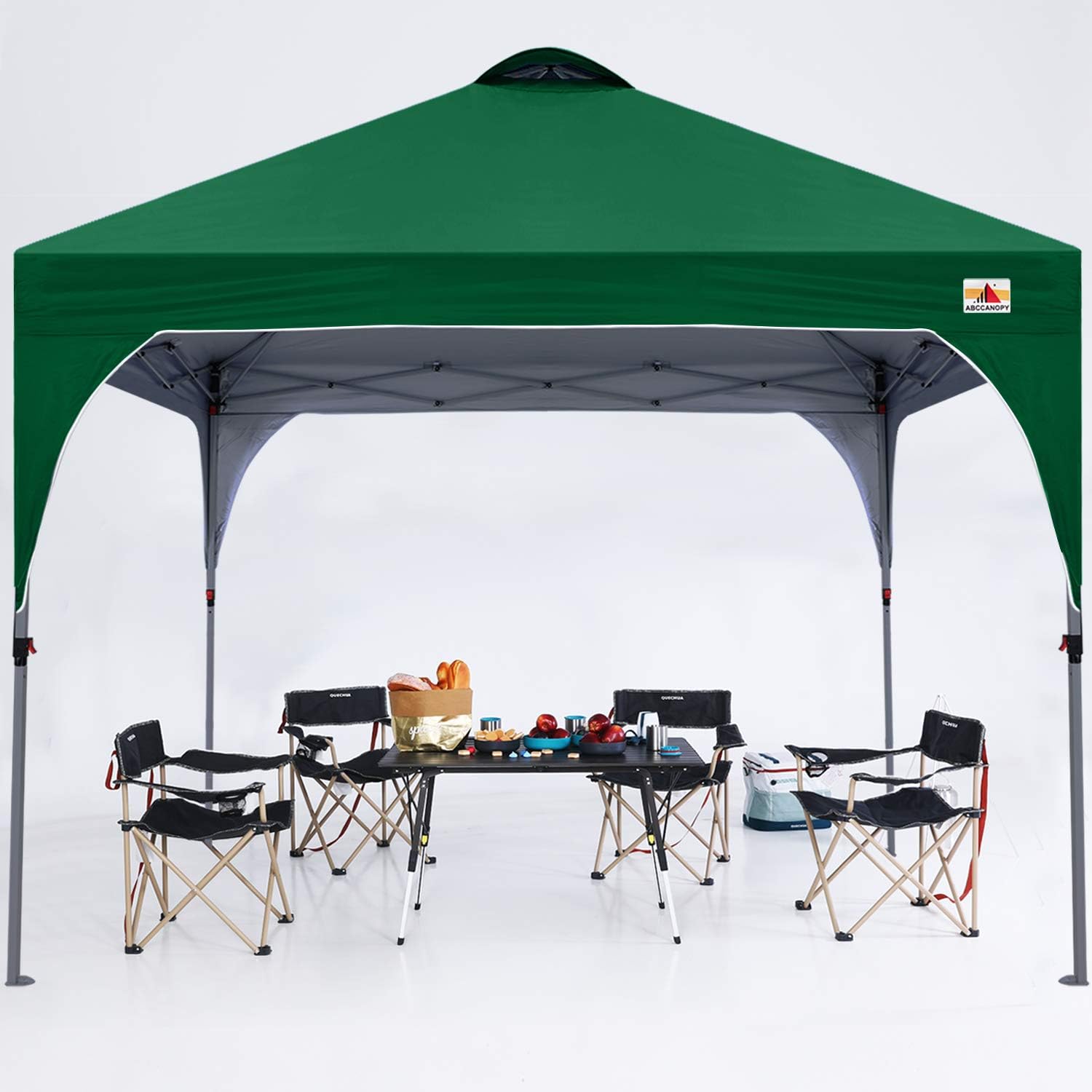ABCCANOPY Outdoor Pop up Canopy Tent 10x10 Camping Sun Shelter-Series, White