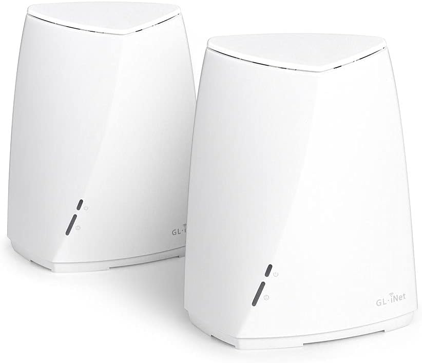 GL-B2200 (Velica) Tri-Band Wireless Mesh Router, 400Mbps (2.4GHz) + 2x867Mbps (5GHz), OpenWrt Pre-Installed, AdGuard Supported, DDR3L 512MB