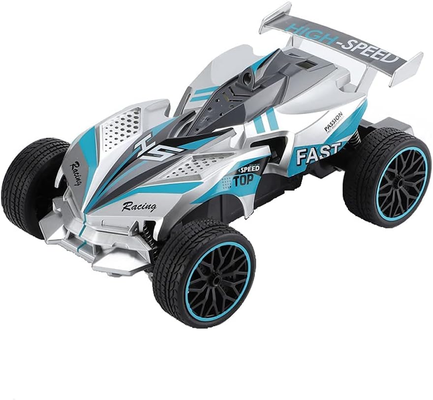 Remote Control Car- Offroad Hobby Rc Racing Car with Colorful Led Lights and Rechargeable Battery 2.4GHz High Speed Rc Cars Electric Toy Car Gift for