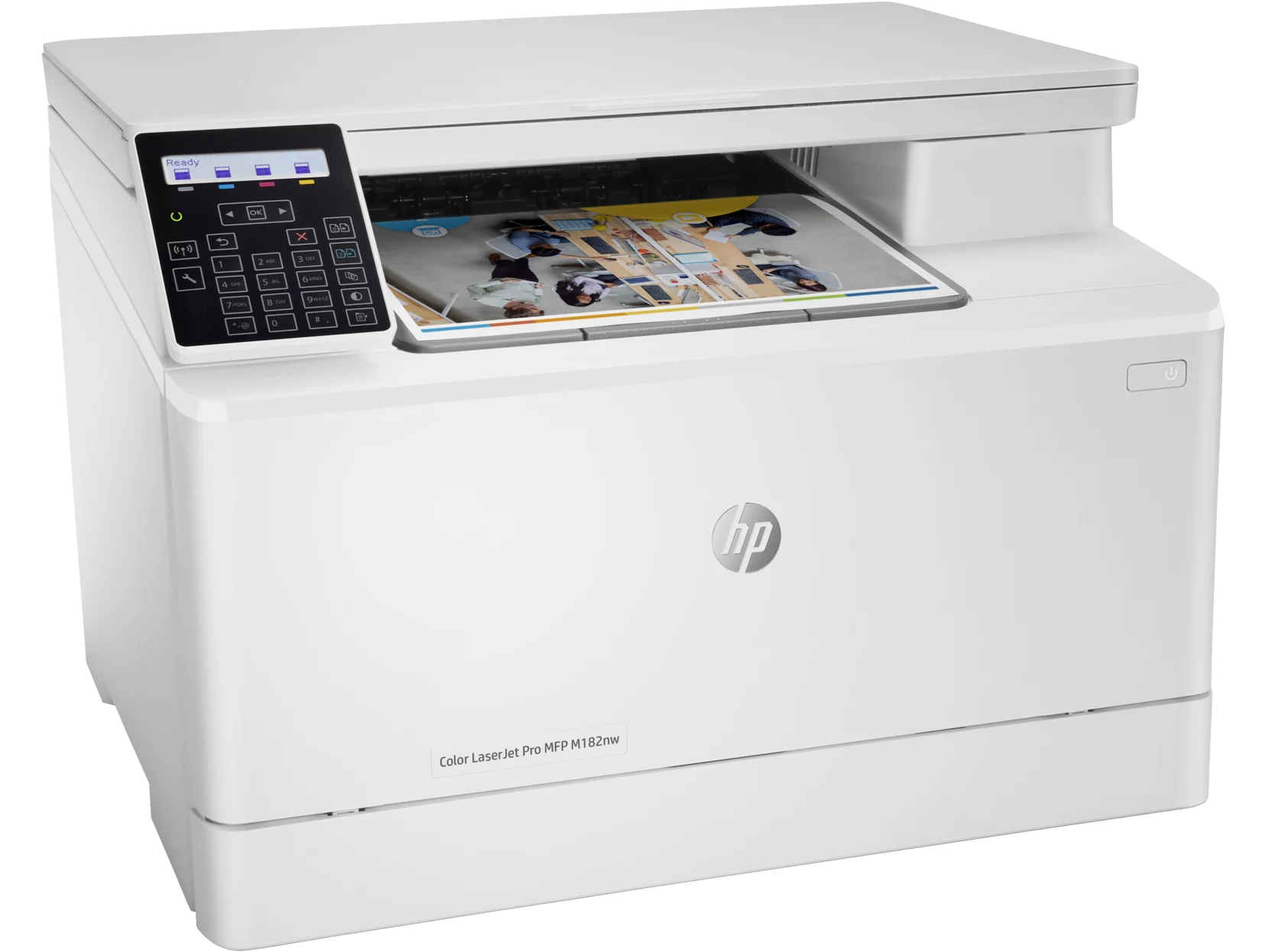 HP Color LaserJet Pro MFP M182nw Laser Printer, Color Mobile Print, Copy, Scan