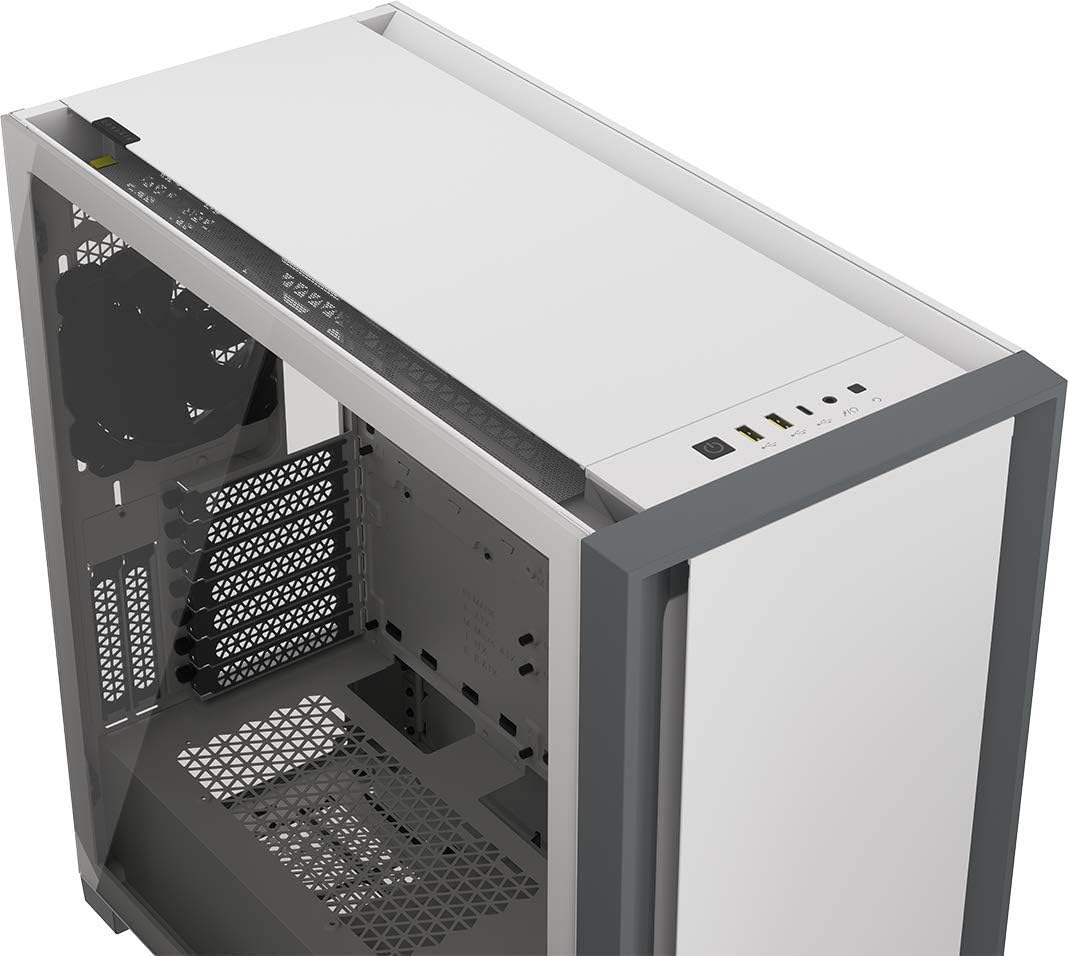 Corsair 5000D Tempered Glass Mid-Tower ATX PC Case - White