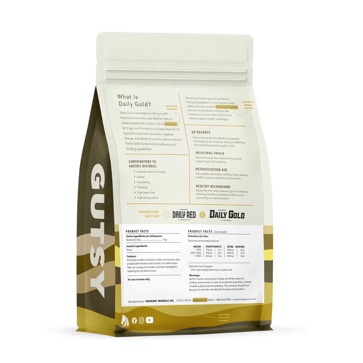 Redmond Daily Gold Stress Relief - Sports Supplies Online Store