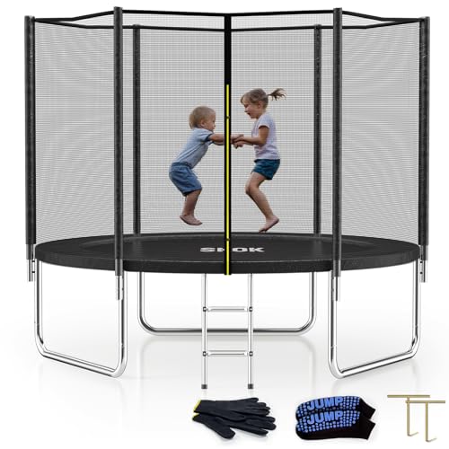 SKOK Trampoline 8FT 10FT 12FT 14FT 15FT Trampolines with Enclosure Net