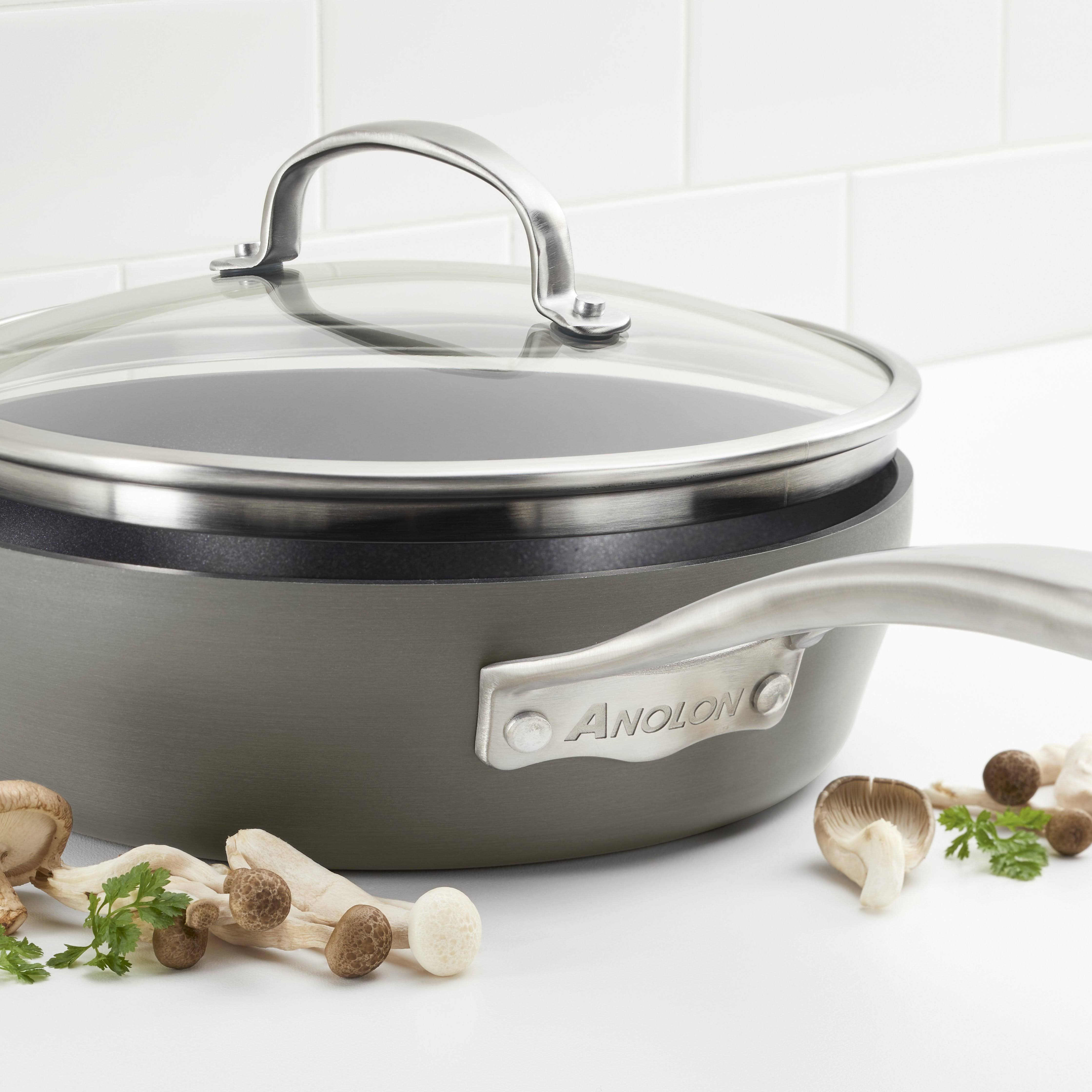 Anolon Allure Hard-Anodized Nonstick 3-Qt. Saute Pan