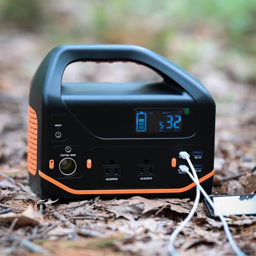 Portable Power Station 600W 293Wh Camping Lithium Battery