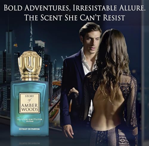 Prince Parfums Dubai - Story of Bois De Guaiac For Men - 3.4 Ounces - Extrait de Parfum - Exquisite Luxury Fragrance Exotic Woods, Amber