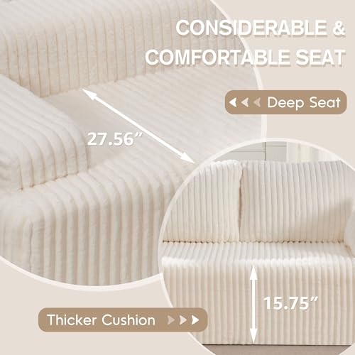 Modular Sectional Sofa Couches L-Shape Couch 3 Seat Modular Sofa Memory Foam Sectional Couches for Living Room