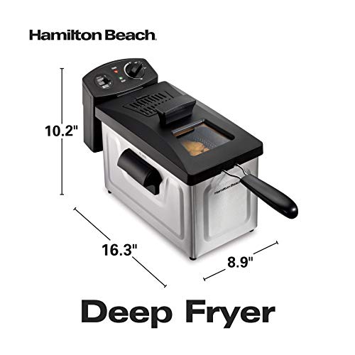 Hamilton Beach Deep Fryer, Frying Basket with Hooks