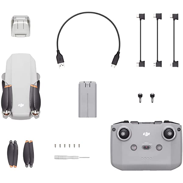 DJI Mini 2 &ndash; Ultralight and Foldable Drone Quadcopter, 3-Axis Gimbal with 4K Camera, 12MP Photo, 31 Mins Flight Time