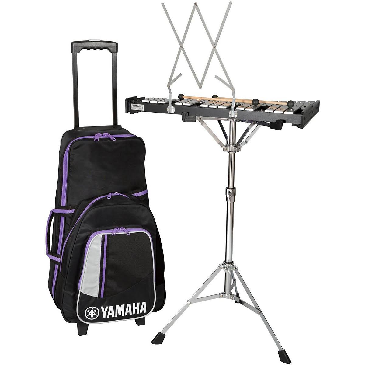 Yamaha Student Combination Percussion Kit with Rolling Case