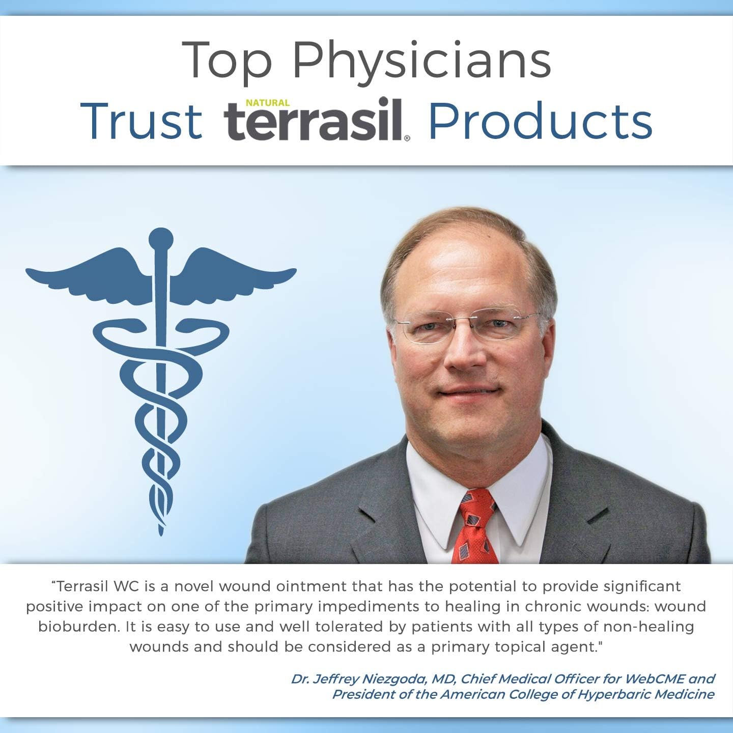 Terrasil® Wound Care - 3X Faster Healing, Dr. Recommended, Infection Protection Ointment for Bed sores, Pressure sores, Diabetic Wounds, ulcers, cuts