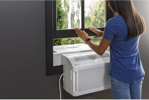 PHNT12CC Clearview Air Conditioner 12,000, Inverter Technology, Ultra Quiet, Medium Rooms up to 550 Sq. FT, Full Window View with Easy Installation