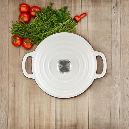 Le Creuset Enameled Cast Iron Signature Round Dutch Oven, 5.5 qt., Cerise
