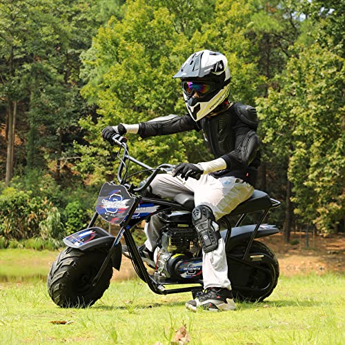Oryxearth Mini Dirt Bike for Kids, 105CC 4-Stroke Kid Gas Powered Off-Road Pocket Pit Trail Motorcycle W/EPA Approved