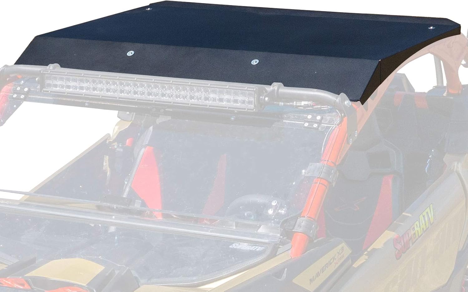 SuperATV Aluminum Roof for Can Am Maverick X3 (See Fitment) | Can Am Roof Great for Year-Round Use | 1/8 5052 Aluminum Alloy | X3 Roof Protects