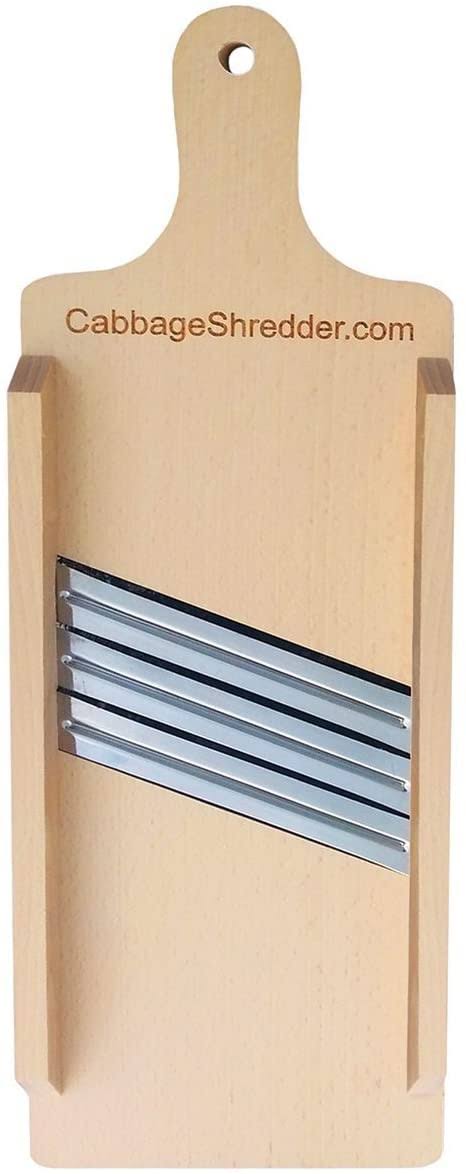 Cabbage Shredder u0026 Slicer for Finely Cut Sauerkraut and Coleslaw. Compact Size.