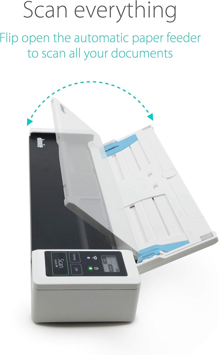 Doxie Q — Rechargeable Document Scanner with ADF and Wi-Fi