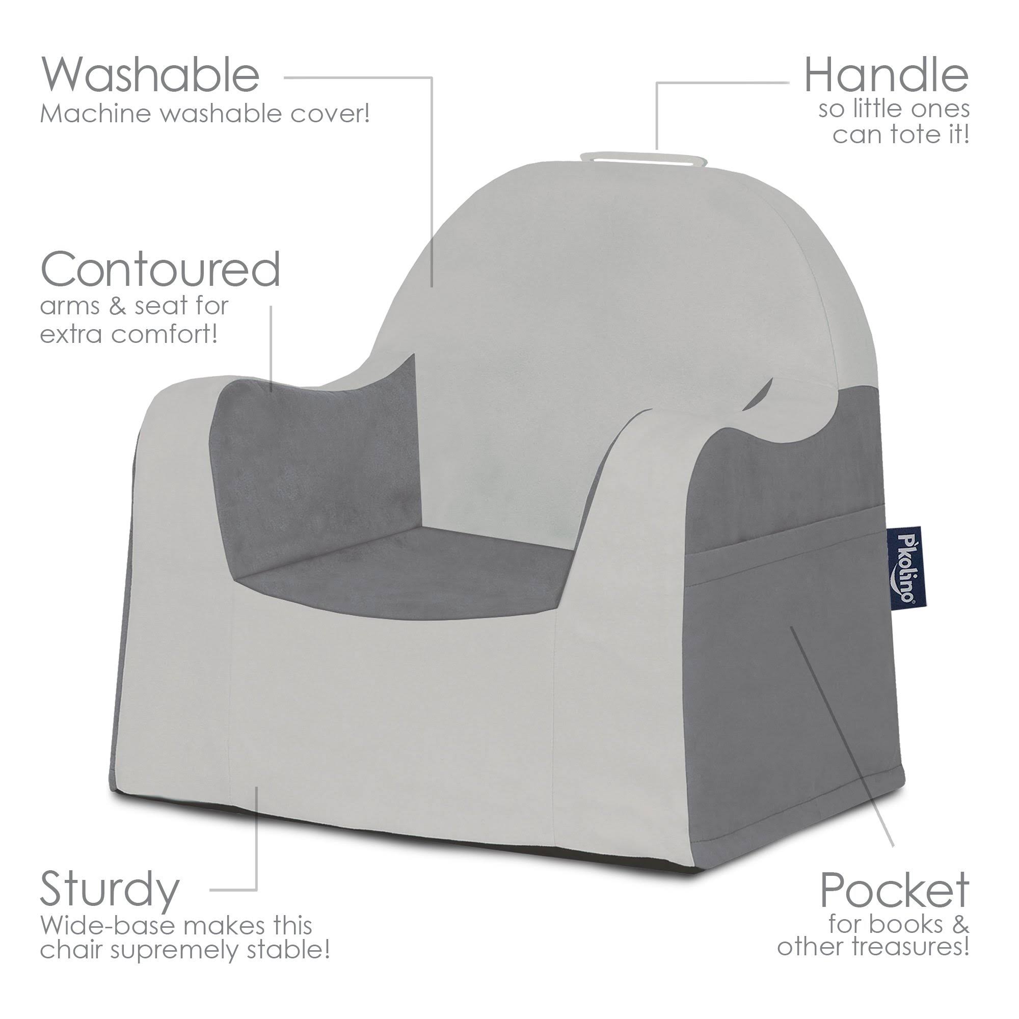 P Kolino Little Reader Chair Green