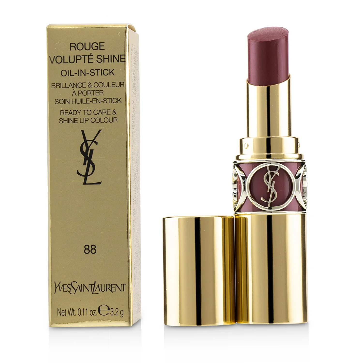 Yves Saint Laurent Rouge Volupte Shine - # 129 Carmine Retro 3.2g/0.11oz