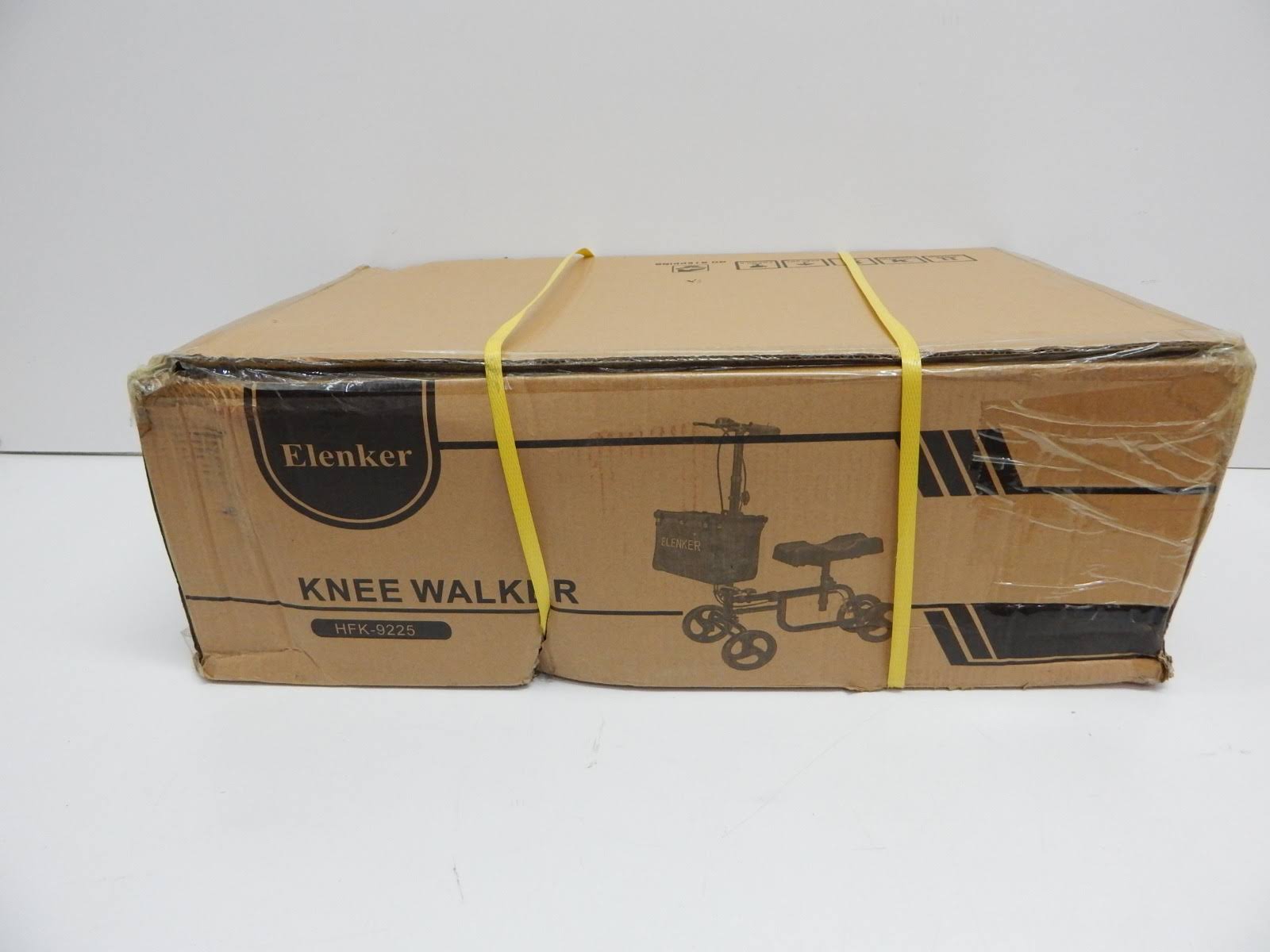 ELENKER HFK-9225 Knee Walker Steerable Medical Scooter Crutch Alternative BX DMG