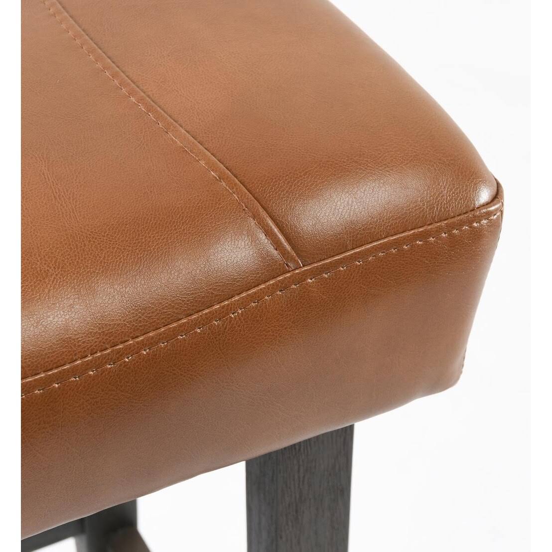 Kosas Home Lauri Backless Counterstool 26x22 Camel Beige