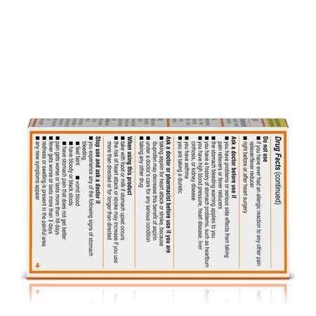 Motrin 048101 Ibuprofen Caplets, 200mg 100 Count, PK48
