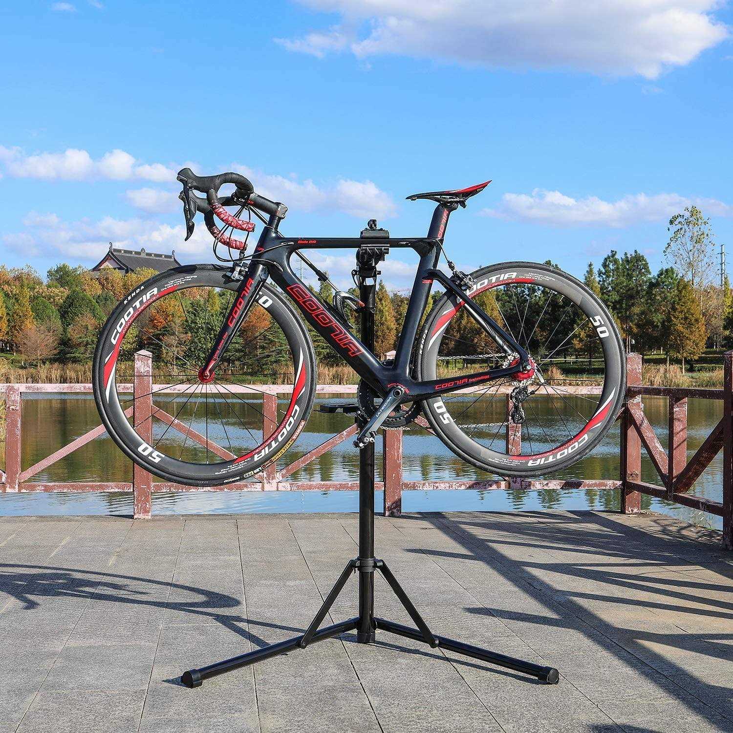 CXWXC Bike Repair Stand -Shop Home Bicycle Mechanic Maintenance Rack - Sports Supplies Online Store
