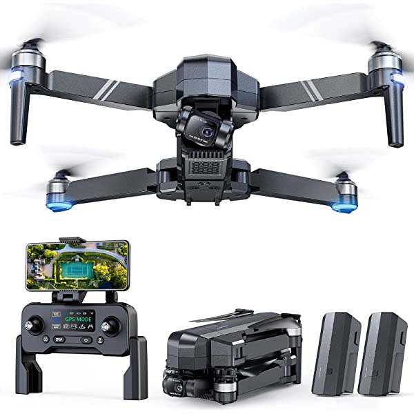 Ruko F11GIM Drones with Camera for Adults, 2-Axis Gimbal 4K EIS Camera, 2 Batteries 56Mins Flight Time,Brushless Motor, 5GHz FPV Transmission