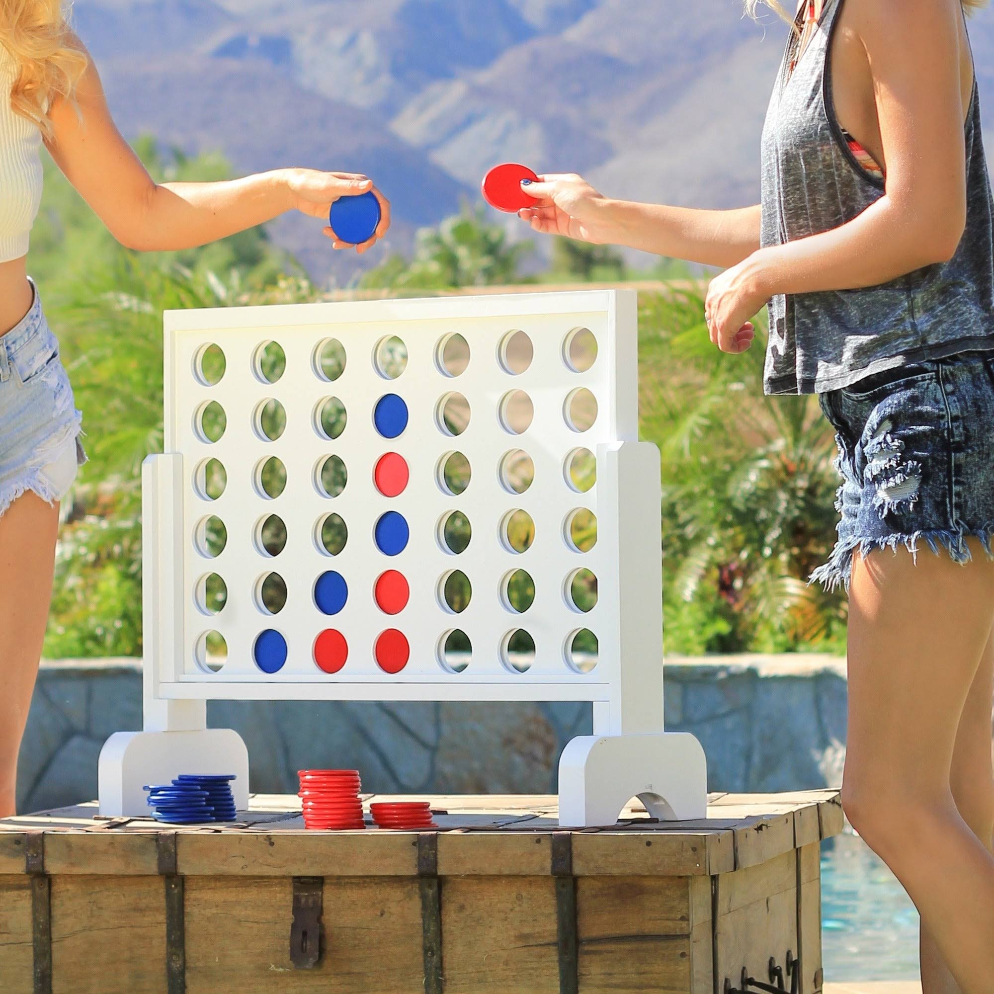 GoSports Giant 4-in-a-Row Game with Carrying Case