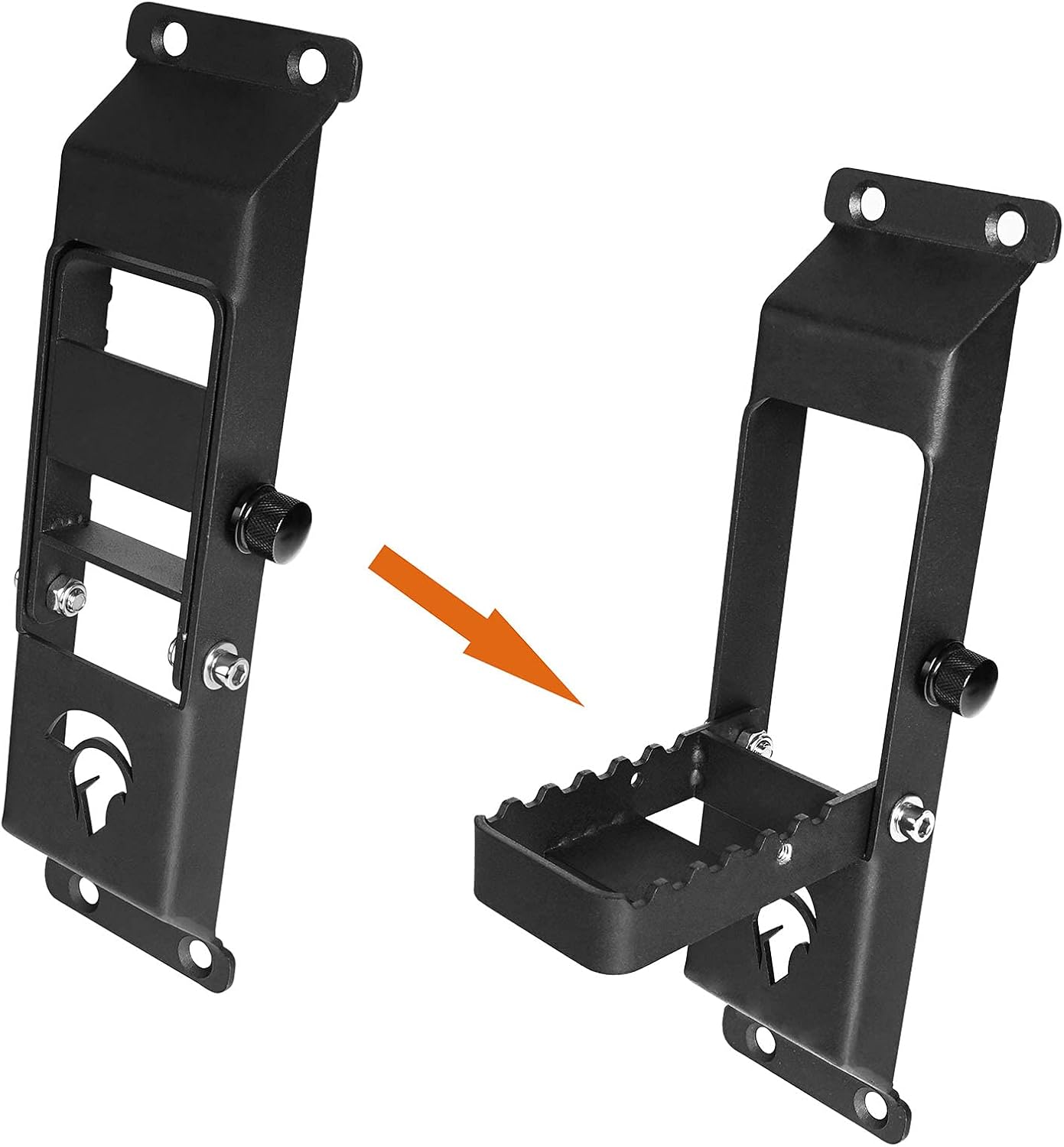 Hooke Road Wrangler Door Hinge Step Roof Access Compatible with Jeep JK Wrangler & Unlimited 07-18 (Pair) Pack of 2