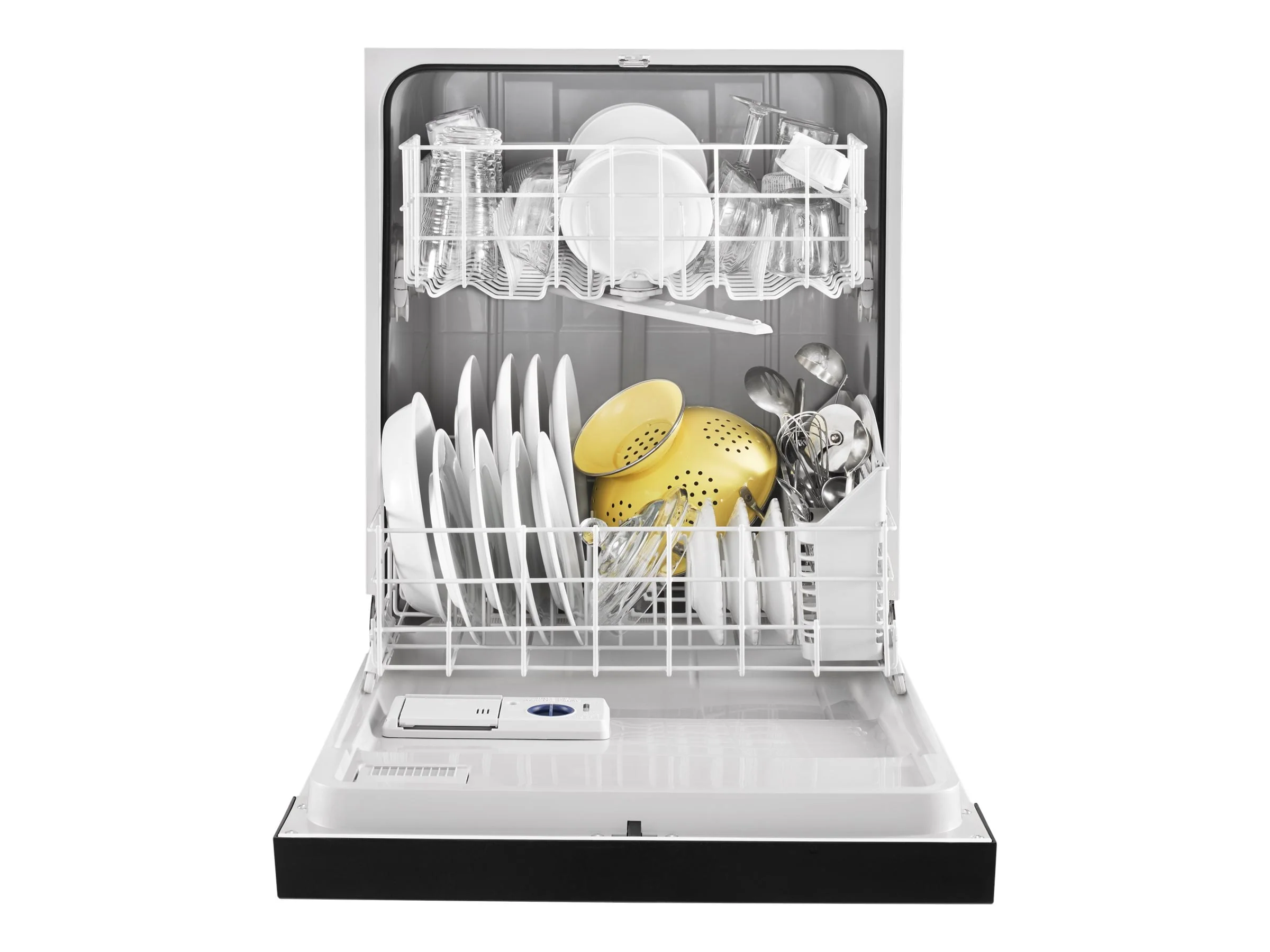 Whirlpool WDF330PAHB - Dishwasher - built-in - Niche - width: 24.4 in - depth: 24.4 in - height: 34 in - black