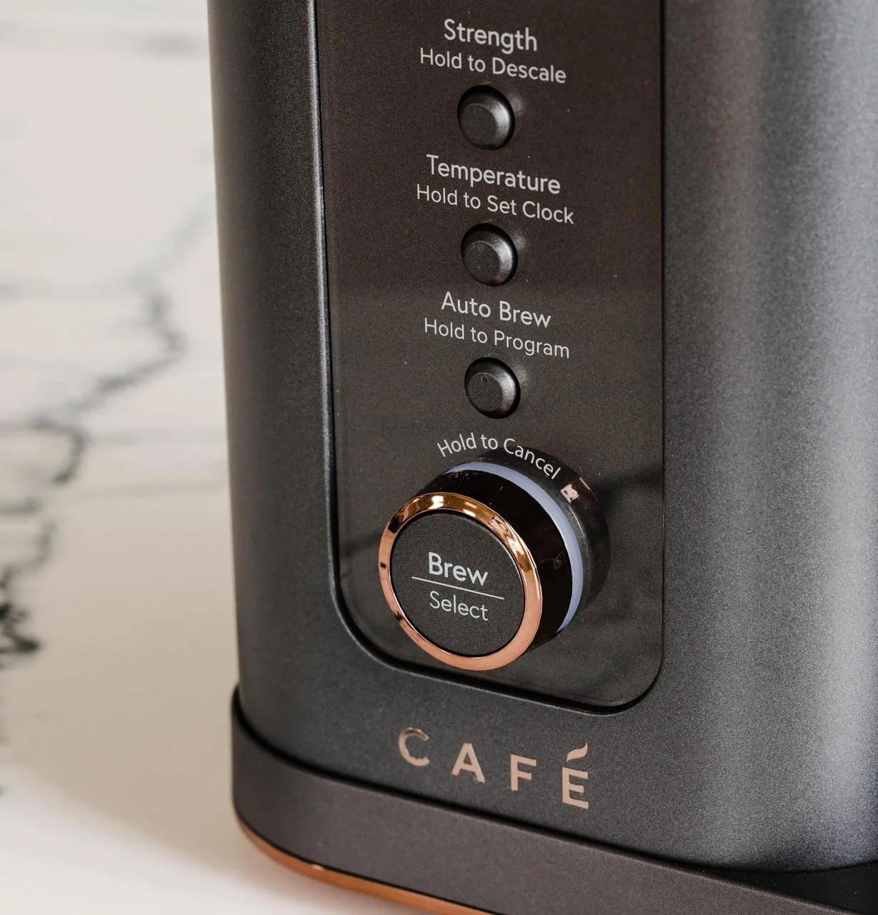 Caf - Drip 10-Cup Coffee Maker with WiFi - Matte Black